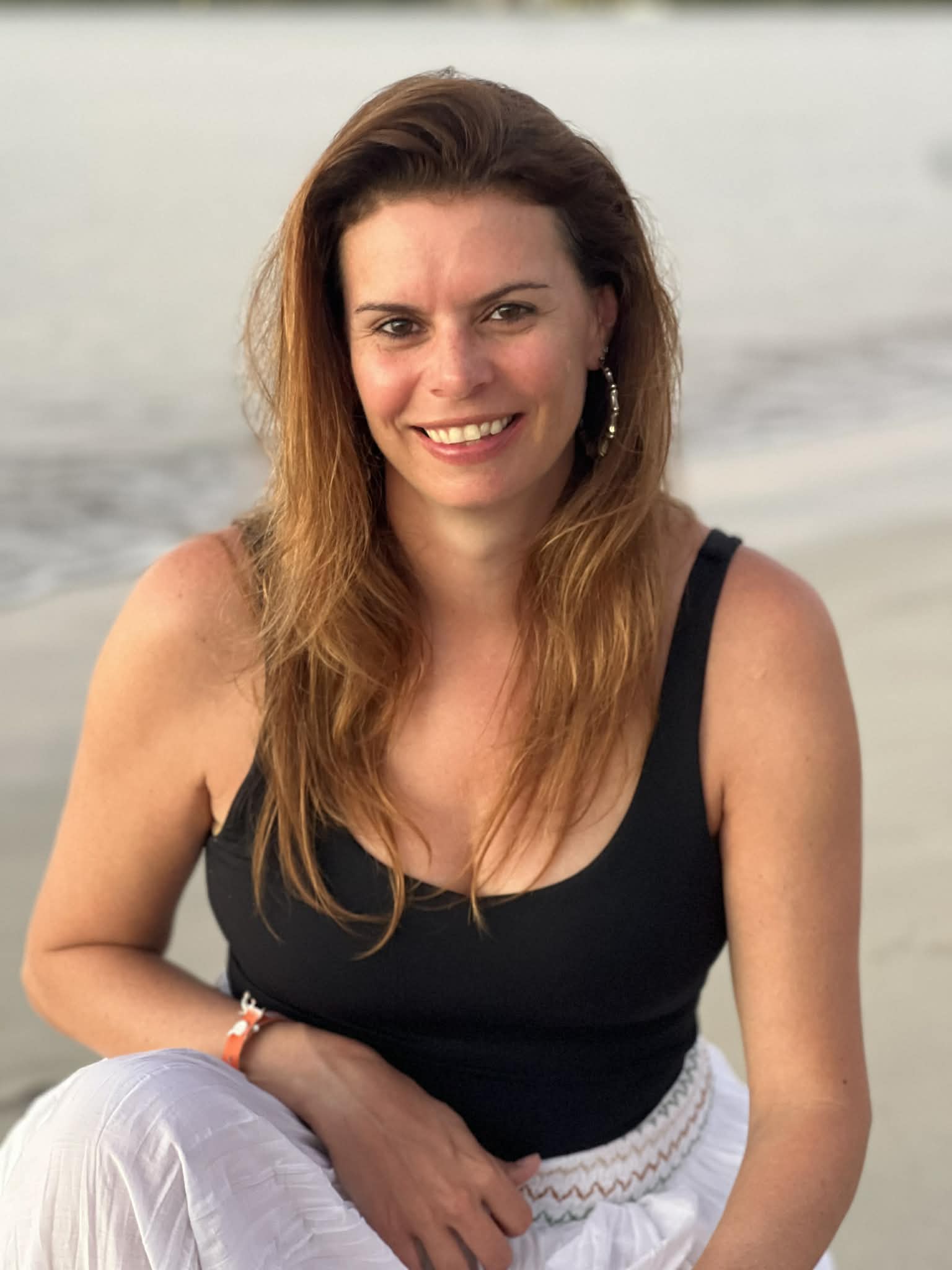 Hélène sur la plage